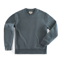 Anderson Cross Neck Sweatshirt Storm Blue