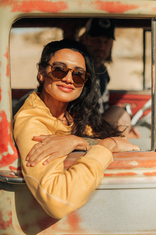 Damsons Classic Crew Sweatshirt Yellow