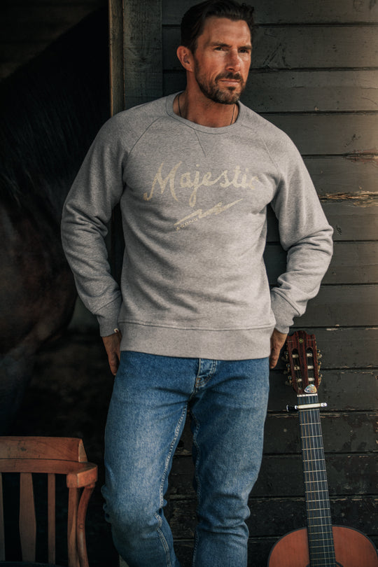 Majestic Sweatshirt Grey Marl