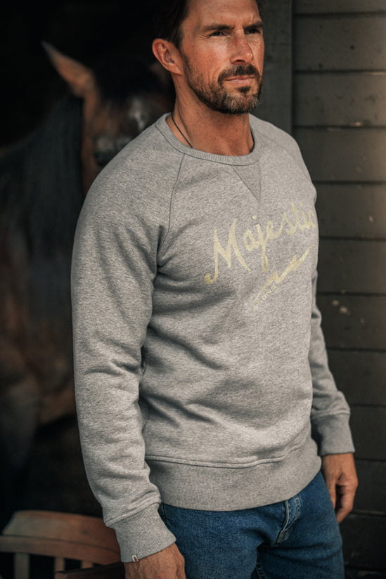 Majestic Sweatshirt Grey Marl