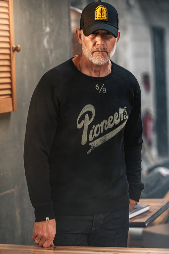 Pioneer Sweatshirt Off Black
