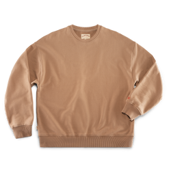 Damsons Earth Relaxed Crew Sweatshirt Brown