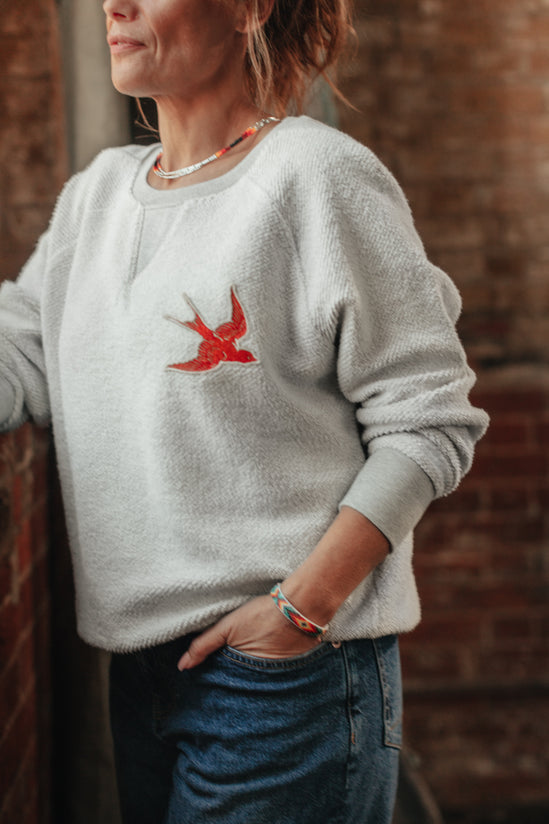 Damsons Swoop Sweatshirt Raw