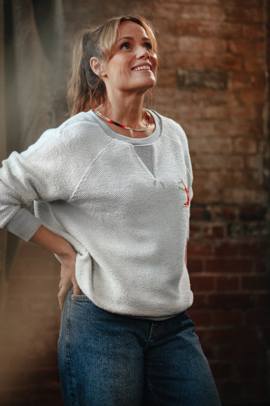 Damsons Swoop Sweatshirt Raw