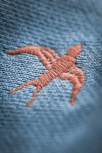 Damsons Cut Crew Sweatshirt Blue Ombrë