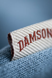 Damsons Cut Crew Sweatshirt Blue Ombrë