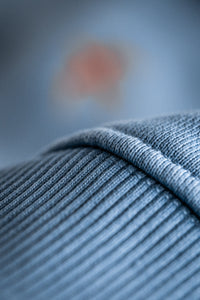 Damsons Cut Crew Sweatshirt Blue Ombrë