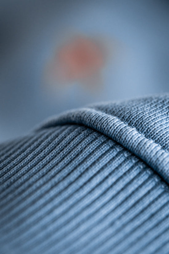 Damsons Cut Crew Sweatshirt Blue Ombrë