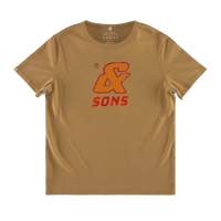 Sneaker Print T-Shirt Tan