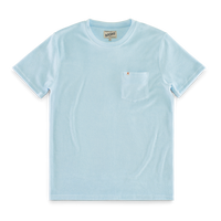 Marina Towelling Tee Sky Blue