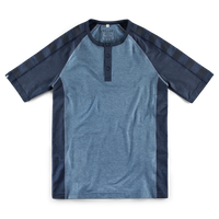 &SONS Basic Training Short Sleeve Tee Navy Marl