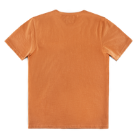 Slub Pocket T-shirt Fade Orange