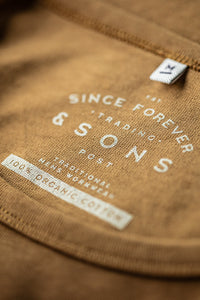 Sneaker Print T-Shirt Tan