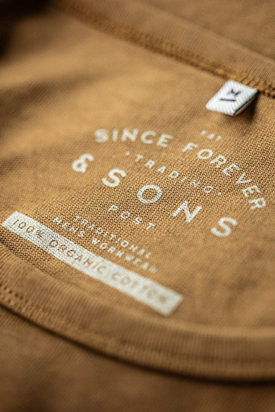 Sneaker Print T-Shirt Tan