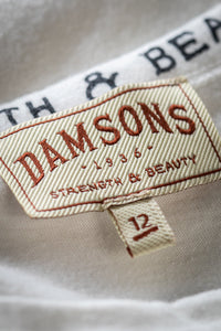 Damsons D Crew T-Shirt White