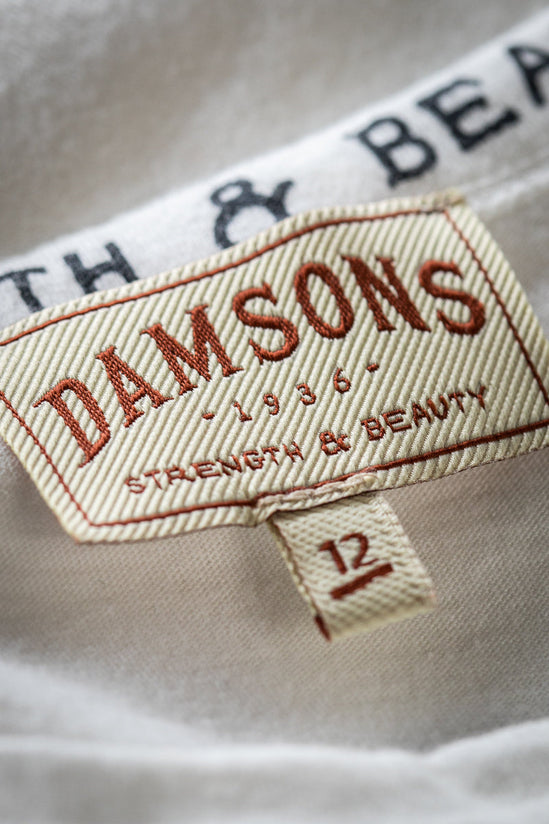 Damsons D Crew T-Shirt White