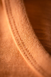 Slub Pocket T-shirt Fade Orange