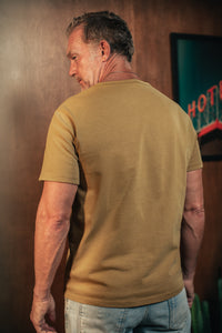 Sneaker Print T-Shirt Tan