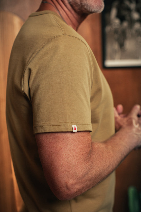 Sneaker Print T-Shirt Tan