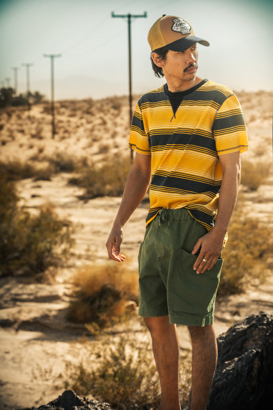 Slater T-Shirt Gold Stripe