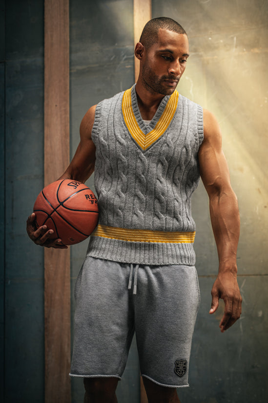 Pavilion Cricket Tank Grey Marl