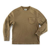 Shaw Long Sleeve Pocket Top Khaki