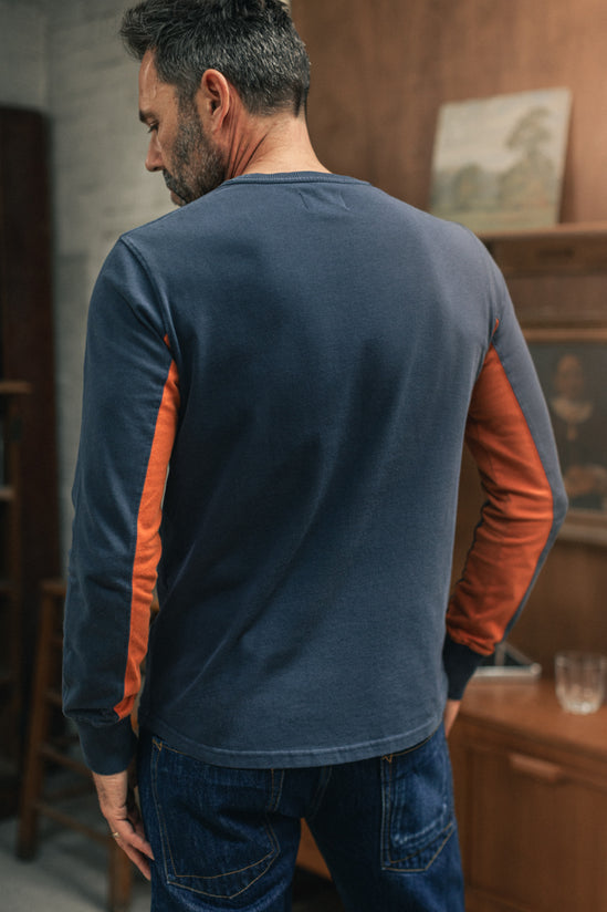 Player Long Sleeve Pocket Top Navy