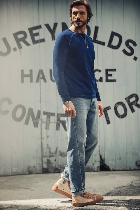 Royale Long Sleeve Top Indigo