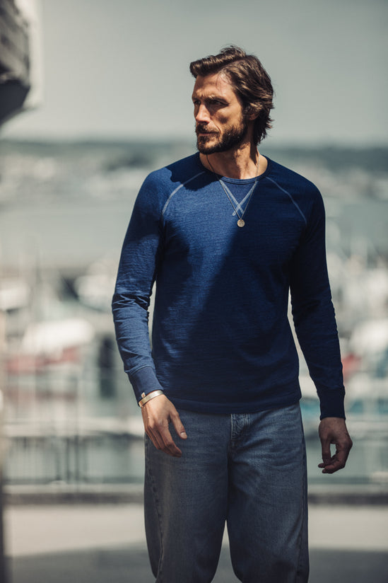 Royale Long Sleeve Top Indigo