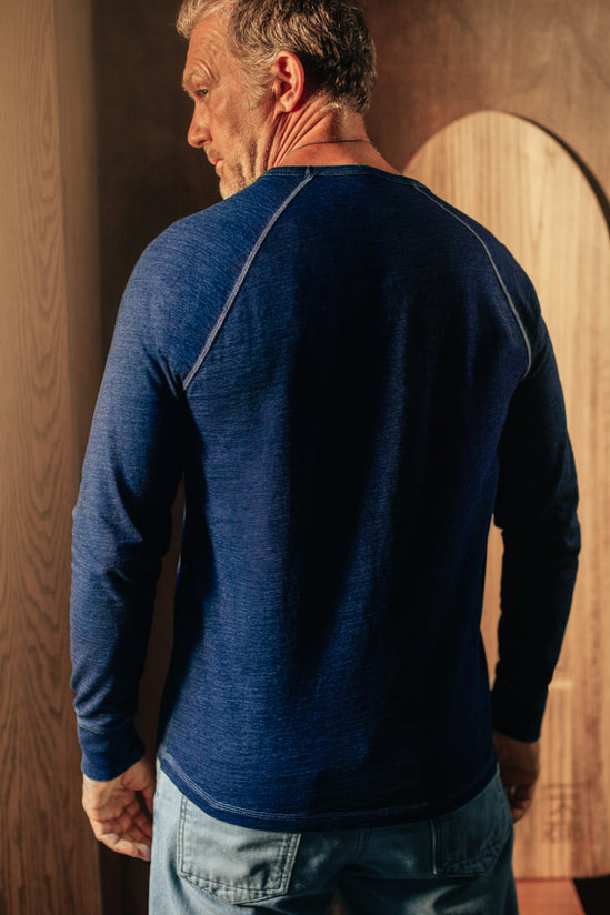 Royale Long Sleeve Top Indigo