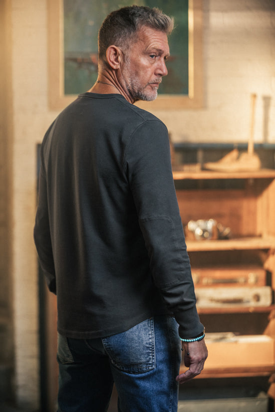 Switchman Long Sleeve Top Black Fade