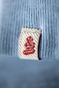 Nimbus Raw Collar Henley Blue