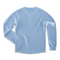 Nimbus Raw Collar Henley Blue