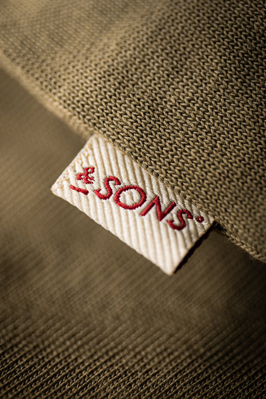 Shaw Long Sleeve Pocket Top Khaki