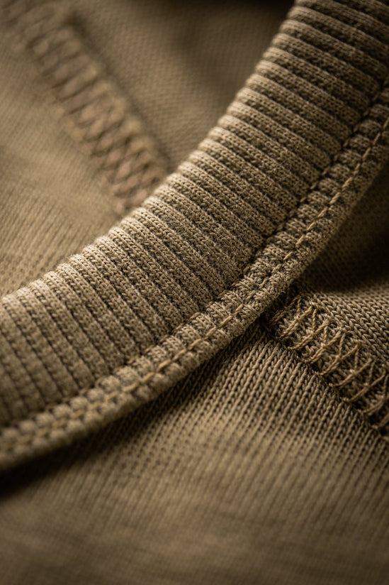 Shaw Long Sleeve Pocket Top Khaki