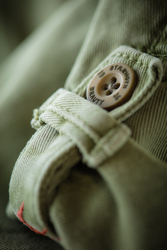 SALVAGE STOCK Damsons Combat Trousers Army Green