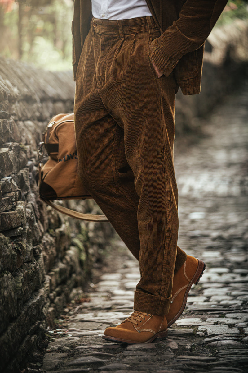 SALVAGE STOCK Montgomery Trousers Brown