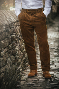 SALVAGE STOCK Montgomery Trousers Brown