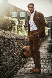 SALVAGE STOCK Montgomery Trousers Brown