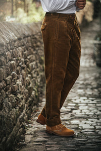 SALVAGE STOCK Montgomery Trousers Brown