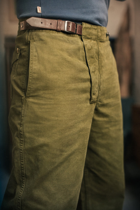 Station Trousers Olive Green