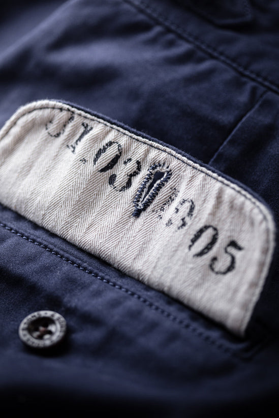&SONS Hemingway Trousers Midnight Blue