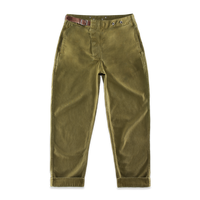 SALVAGE STOCK Station Trousers Olive Green