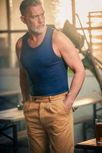 SALVAGE SALE Essentials Vest Indigo