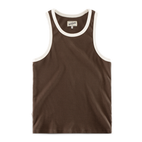 Loma Rib Vest Dark Brown
