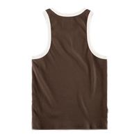 Loma Rib Vest Dark Brown