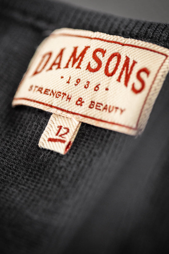 Damsons Tank Racer Vest Black