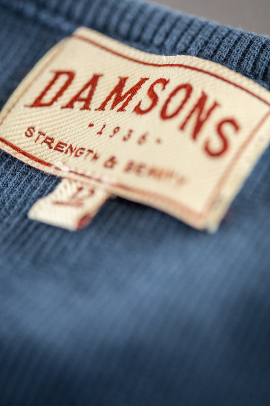 Damsons Tank Racer Vest Indigo