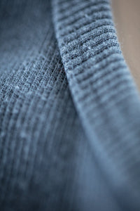 Damsons Tank Racer Vest Indigo