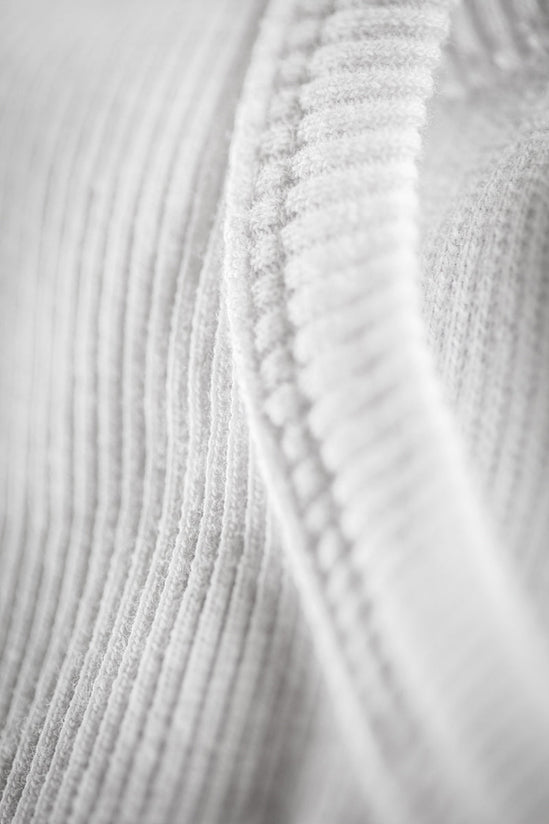 Damsons Tank Racer Vest White